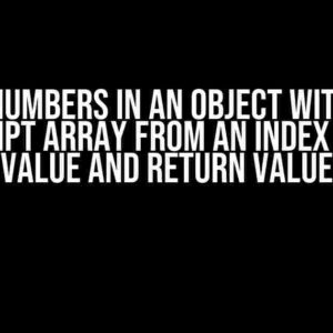 Add Numbers in an Object within a JavaScript Array from an Index Below a Value and Return Value