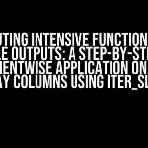 Computing Intensive Functions with Multiple Outputs: A Step-by-Step Guide to Elementwise Application on Polars Array Columns using Iter_Slices