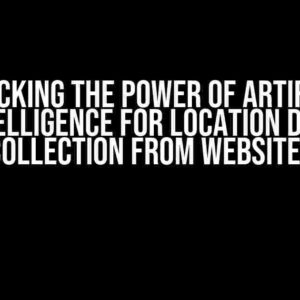 Unlocking the Power of Artificial Intelligence for Location Data Collection from Websites